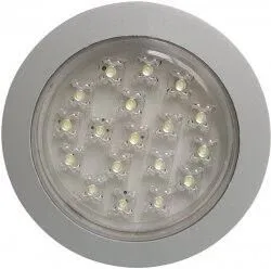Spot 18 LEDs Blanc froid - 24V - Ø 75mm