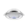 Downlight LED rond - TED CT 2W 9-32Vdc - Inox poli - Blanc chaud - 100° - IP40 - tactile