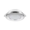 Downlight LED rond - TED C 2W 9-32Vdc - Inox poli - Blanc naturel - 100° - IP40