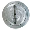 Trappe ronde 20'' en aluminium avec dormant en aluminium (sans charnière)