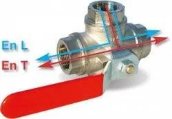 Vanne 3 voies PN40 (T) Ø3/4''