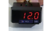 Voltmètre DC alimentation 12-24VDC
