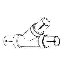 Y 1''1/2 eaux usées