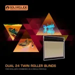 Stores enrouleurs doubles 24 pouces