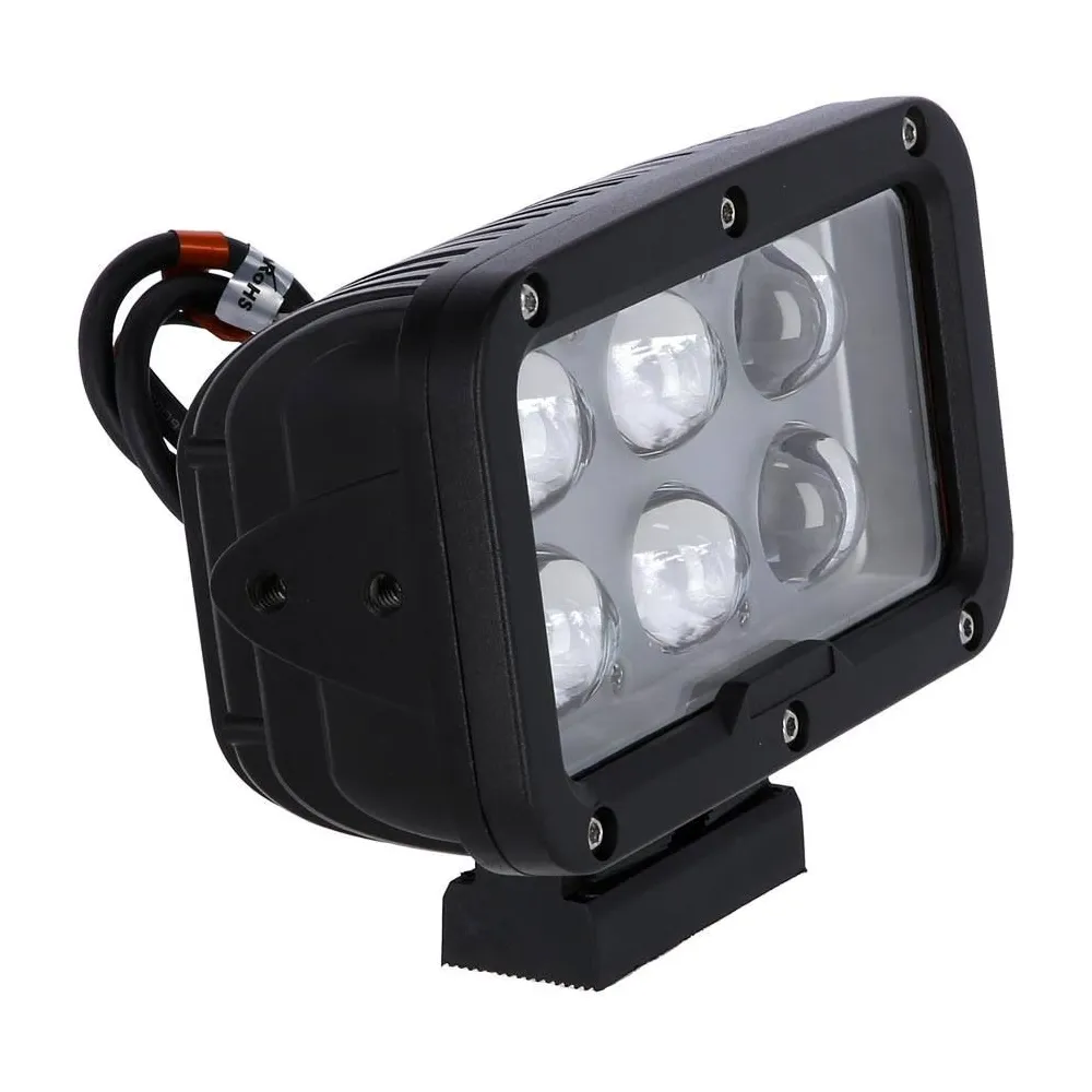 Projecteur De Recherche LED 60W 8000 Lm - Portée 600m, Télécommande, Rotation 360° - IP67 Pour 4x4, Camion, Bateau
