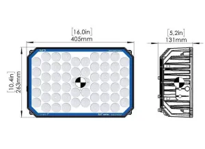 PROJECTEUR LED SLX D  500W, 24V, FAISCEAU 6°