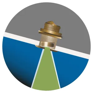 B75HW 0° : Sonde traversante Bronze Chirp 600W