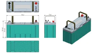 Batterie lithium 12V 200Ah étanche IP67 avec connectivité Bluetooth et CAN