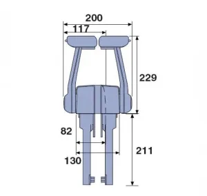 Boitier de commande pupitre bi-fonction