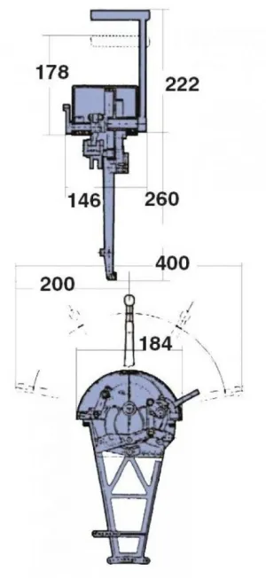 Boitier de commande pupitre levier à droite