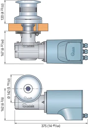 Cabestan TUMBLER TB4 1500W 12V