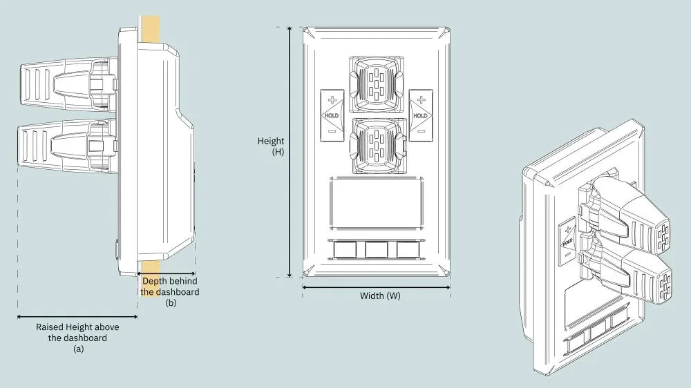 Boîtier De Commande Harken W50 – 24V – Moteur Gauche Horizontal – Neuf