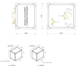 Centrale eau glacée 45000BTU-230V/1/50Hz