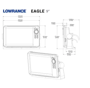 Combiné GPS/sondeur Lowrance® Eagle Eye™ 9