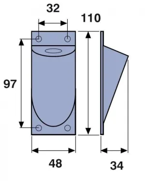 Etrier pour poignée DC001