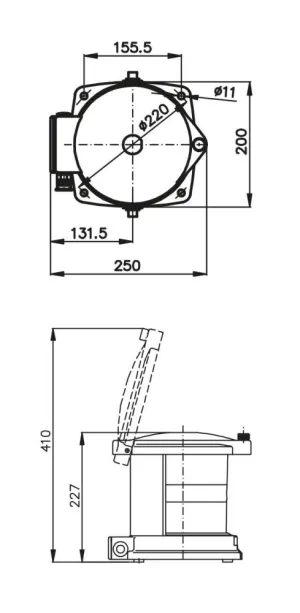 FEU LED SERIE 780 TOUT HORIZON VERT 360° 24V