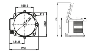FEU SERIE 760 TOUT HORIZON VERT 360°, 24-230V