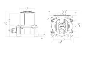 FEU SERIE 61 REMORQUAGE JAUNE 135° 115-230V