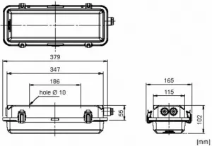 FLUO 2X8W / 24VDC - IP67