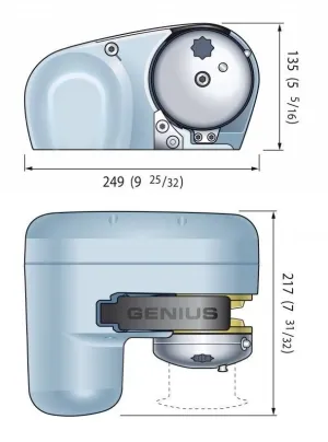 Guindeau Genius GP2 12V 800W 8mm