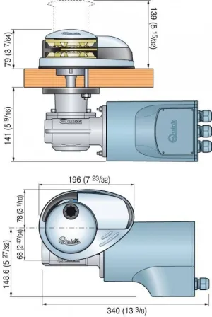 Guindeau Prince DP2 12V 1000W sans poupée 6mm