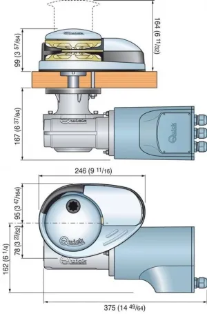 Guindeau Prince DP3 12V 1500W 8mm