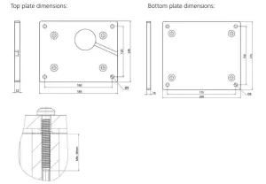 Kit fixation platines