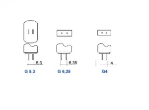 Lampe G4 halogène 12V 20W