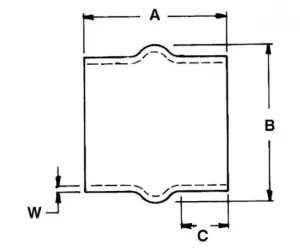 Manchon de dilatation Ø102mm