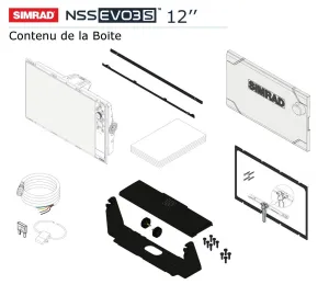 NSS Evo3S 12'' Combiné tactile multifonctions sans sonde (Sans port HDMI)