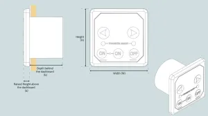 Panneau de commande à touche sensitive