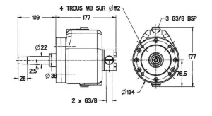 Pompe hydraulique 90 CT-CAR