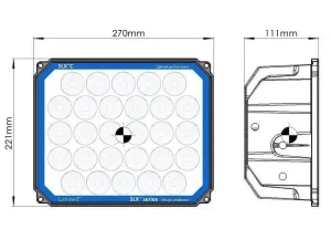 PROJECTEUR LED SLX C 250W, 24V, FAISCEAU 3,5°