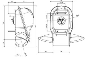 Propulseur de poupe SX80/185T 12V