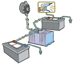 Répartiteur de charge 1E/2S 70A