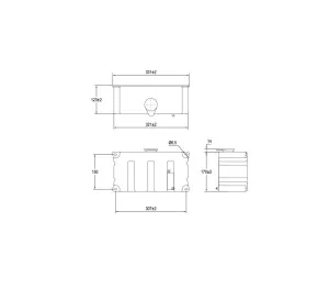 Réservoir lave-glace en polyéthylène + 2 pompes 24V