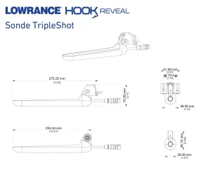 Sonde HOOK² / Reveal TripleShot Skimmer
