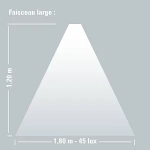 Spot 18 LEDs Blanc froid - 12V - Ø 75mm