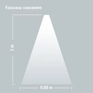 Spot 24 LEDs Blanc froid - 24V - Ø 75mm