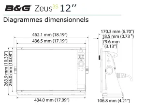 Traceur de carte multifonctions B&G® Zeus® 3S 16