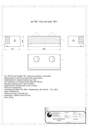 Ventilo convecteur avec gaine 30 000 BTU/h