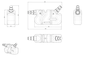 WATERLOCK D 50/60/75 mm 9.5L